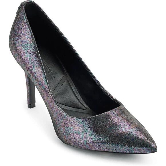KARL LAGERFELD Royale Dress Pump Multi Black Heels MSRP $109 SIZE 6,5 NEW IN BOX - Picture 13 of 17
